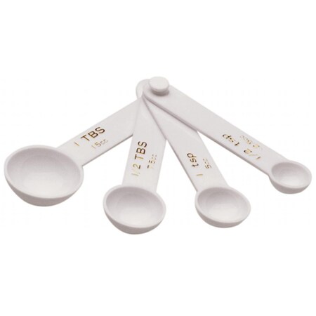 Norpro Norpro 3041W 4 Piece Plastic Measuring Spoon Set 3041W